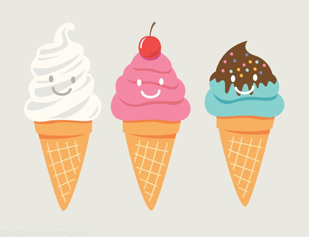 卡通冰淇淋集